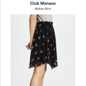 Club Monaco Midian Skirt Jupe Shop Bop Medium NWT